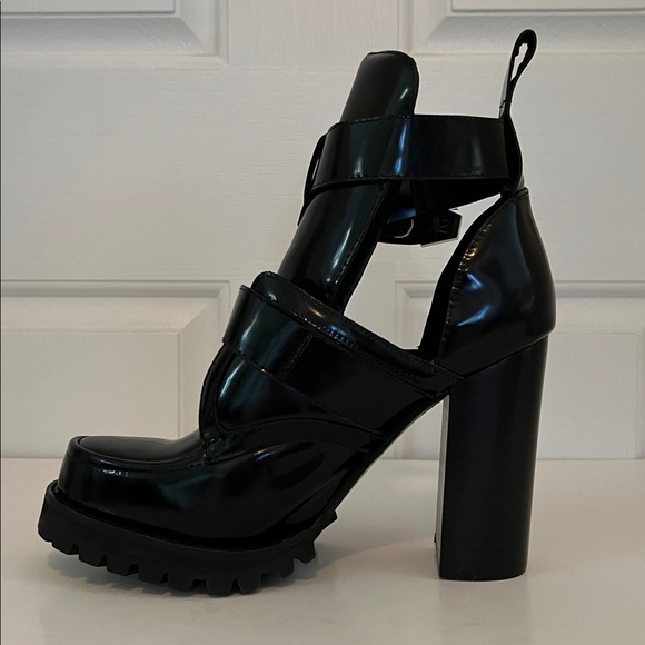 Jeffrey Campbell Craven Ankle Boots Black Size 10 - Picture 3 of 10
